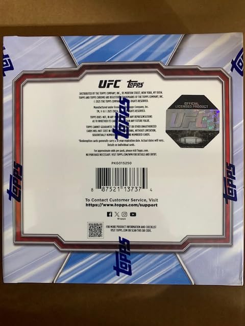 Amazon.com: 2025 TPS Chrome UFC Sealed MEGA Box (6 Packs/Box